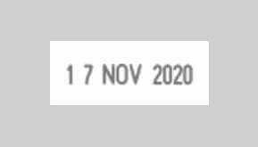 Gomma per Timbro datario con piastra trodat 5460 - Timbri24.store