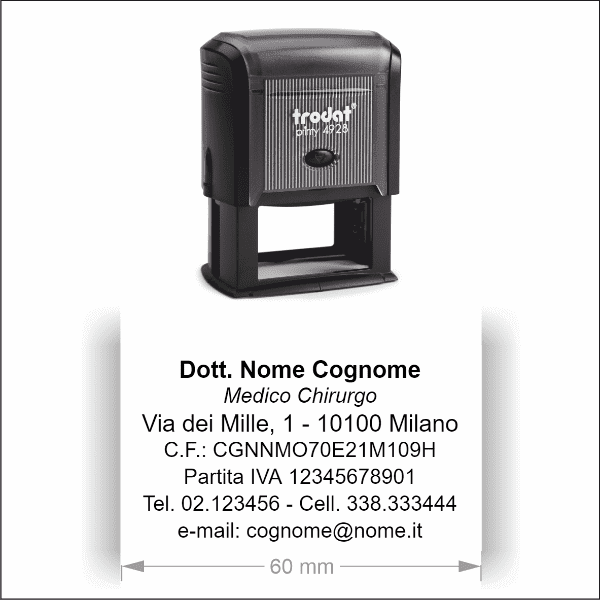 Timbro Trodat Printy 4928 (60x33mm) - Timbri24.store