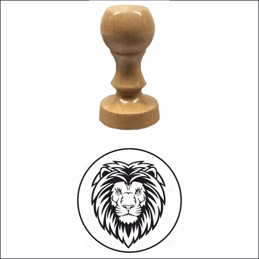 Timbro manuale in legno rotondo Ø 60 mm - Morando Timbri