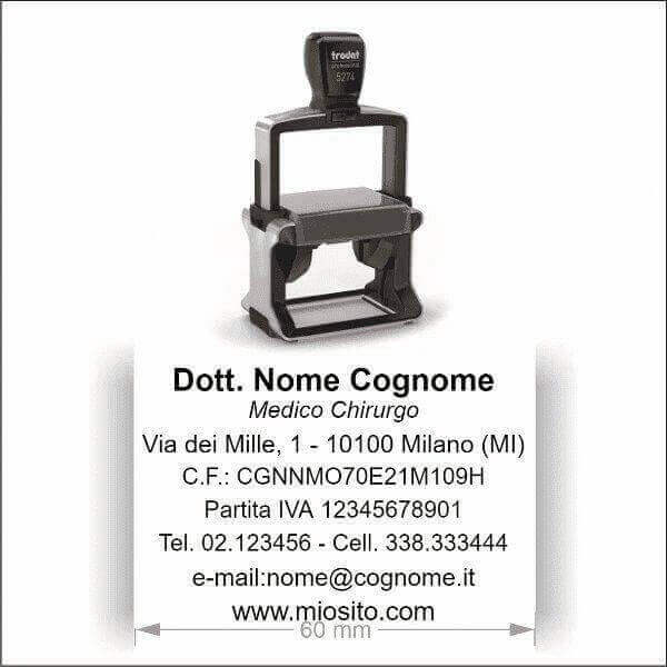 Timbro Trodat Professional 5274 (60x40 mm) - Timbri24.store