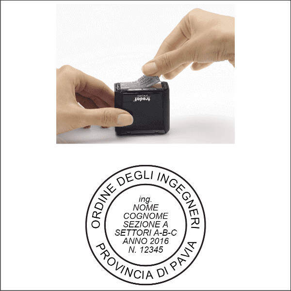 Gomma di ricambio per Timbro 4642 - 46040 - 52045 - 9342 (d.42mm) - Morando Timbri