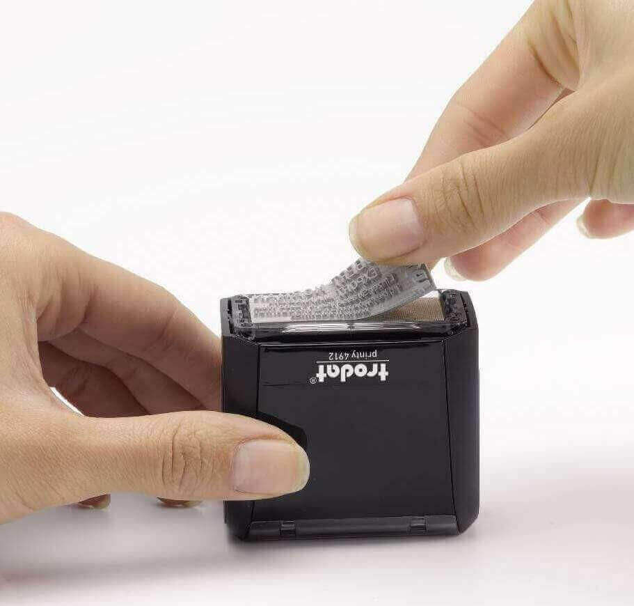 Gomma di ricambio per timbro Printy 46019 (d. 19mm) - Morando Timbri