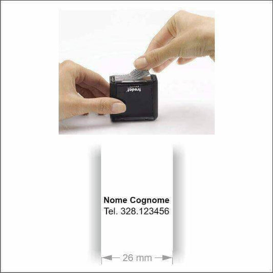 Gomma di ricambio per timbro printy 4910 (26x9mm) - Morando Timbri