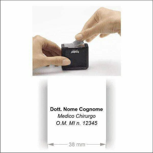 Gomma di ricambio per Timbro printy 4911 - 9411 - 9511 (38x14mm) - Morando Timbri