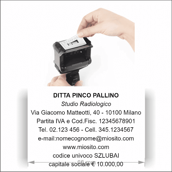 Gomma di ricambio per Timbro Professional 5208 - Timbri24.store