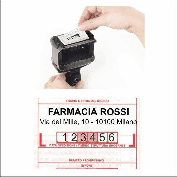 Gomma per Datario Trodat 5460/FARM datario farmacia - Timbri24.store