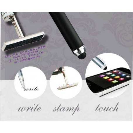 Penna Roller e Timbro Heri Promesa Argento 85300 - Morando Timbri