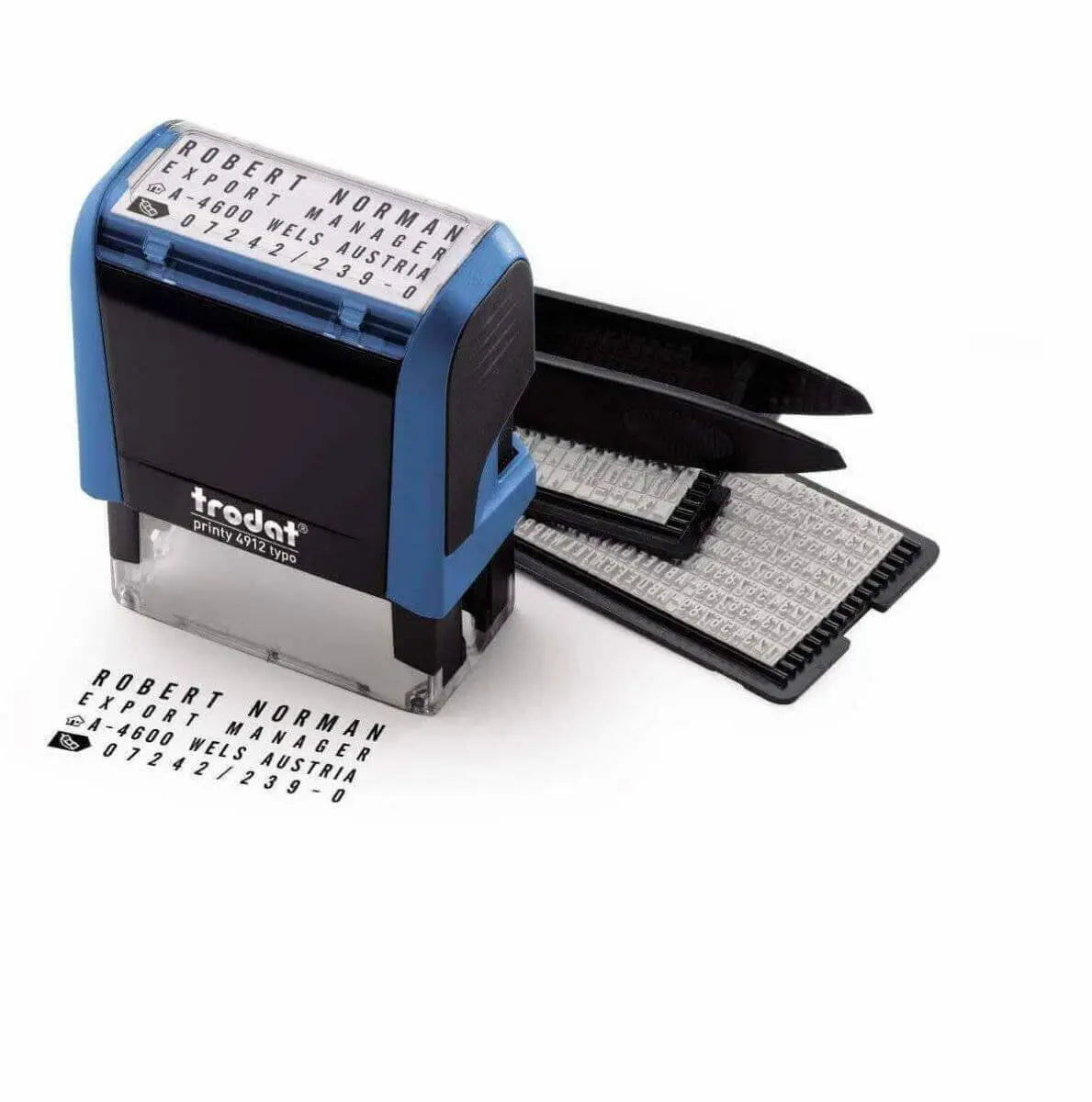 Timbro autocomponibile Printy 4912 Typo - Morando Timbri
