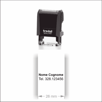 Timbro Autoinchiostrante Trodat Printy 4910 (26x9mm) - Morando Timbri