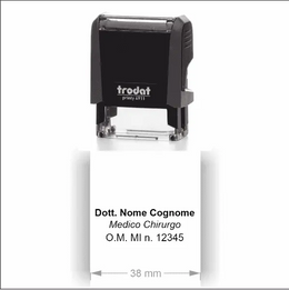 Timbro Autoinchiostrante Trodat Printy 4911 (38x14mm)