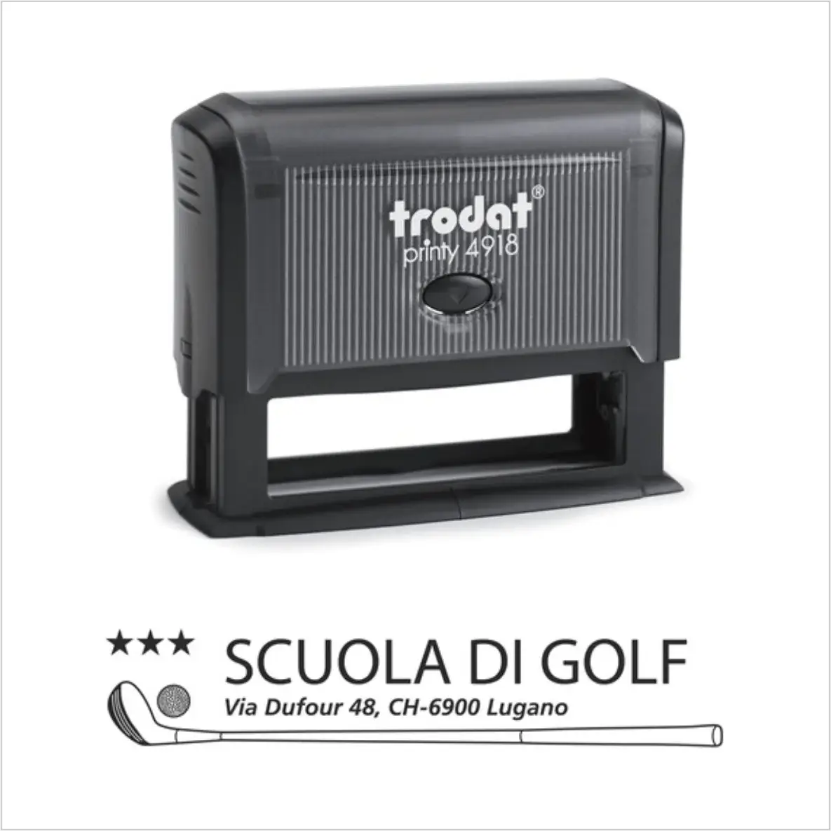 Timbro Autoinchiostrante Trodat Printy 4918 (75x15mm) - Morando Timbri