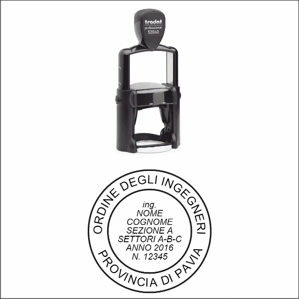 Timbro Autoinchiostrante Trodat Professional 52045 ( Ø 42 mm) - Morando Timbri