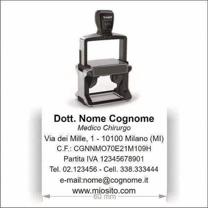 Timbro Autoinchiostrante Trodat Professional 5274 (60x40 mm) - Morando Timbri