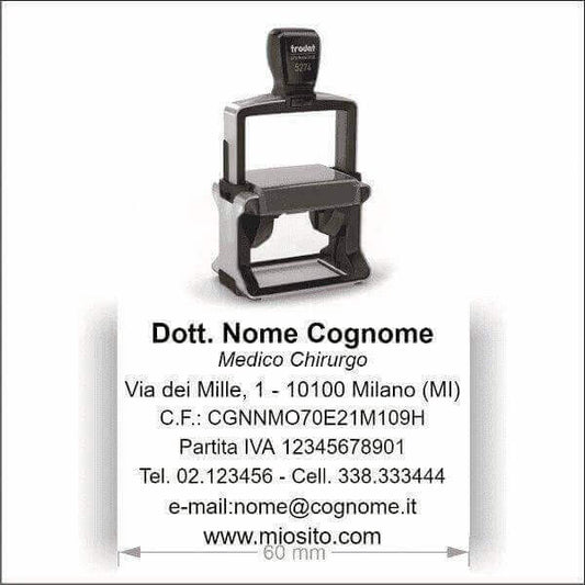 Timbro Autoinchiostrante Trodat Professional 5274 (60x40 mm) - Morando Timbri