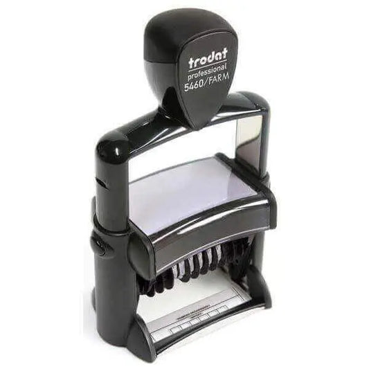 Timbro Autoinchiostrante Trodat Professional 5460/FARM datario farmacia - Morando Timbri