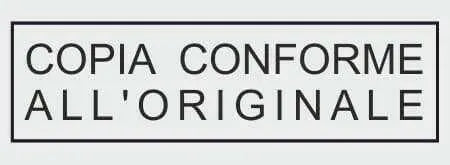 Timbro COPIA CONFORME ALL'ORIGINALE - Morando Timbri