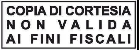 Timbro dicitura COPIA DI CORTESIA autoinchiostrante - Morando Timbri