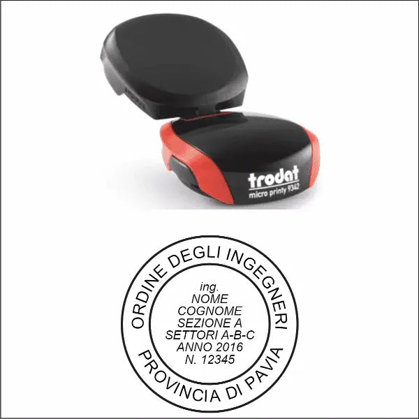 Timbro Trodat Micro Printy 9342 (ø 42 mm) - Morando Timbri