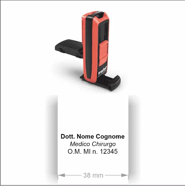Timbro trodat pocket printy 9511 (38x14 mm) - Morando Timbri