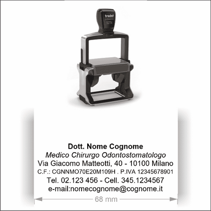 Timbro Trodat Professional 5205 (68x24 mm) - Morando Timbri